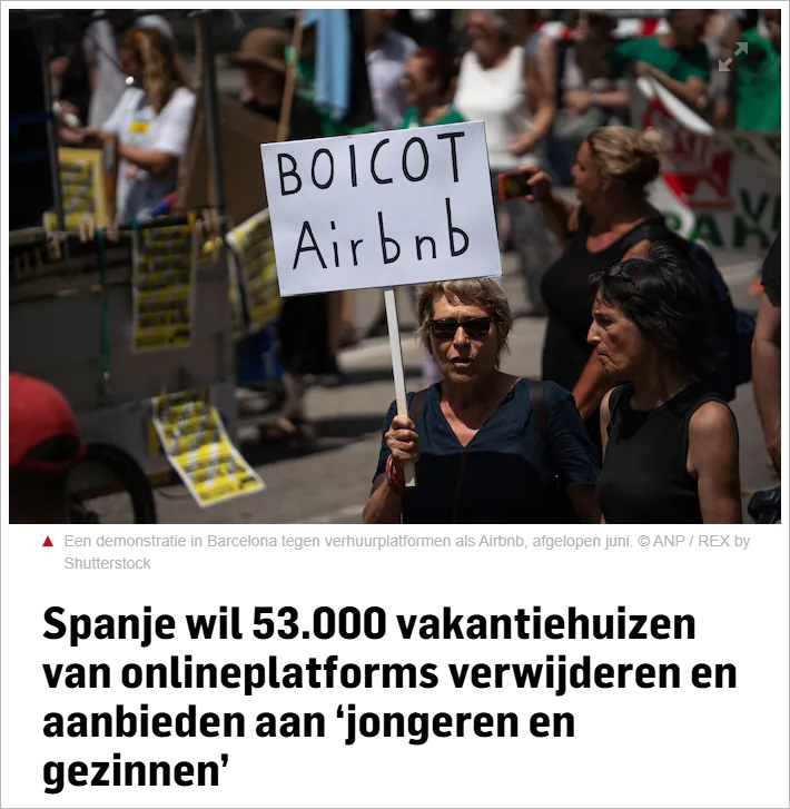 西班牙政府出手帮老百姓抢房！超5万套度假屋回归市场，荷兰呢？