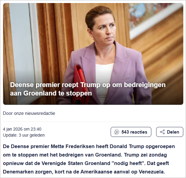 "活捉"委内瑞拉总统之后，美国开始"威胁"这个欧洲国家了