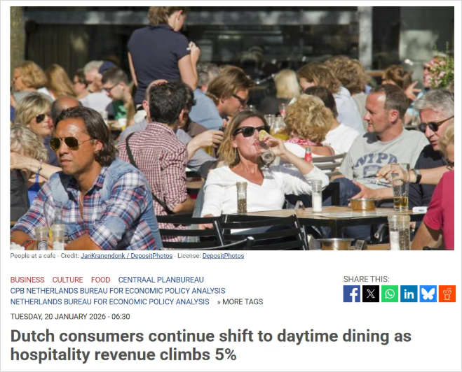 不爱熬夜去酒吧了，荷兰年轻人开始白天出来吃喝，咋回事？