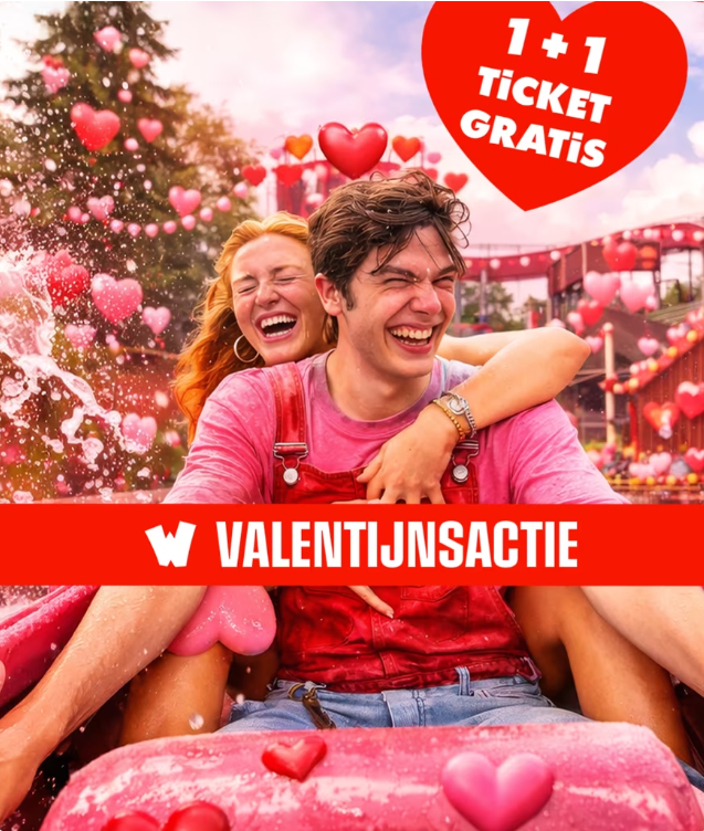 Walibi情人节大福利！门票买一送一，不去真的"亏"46欧